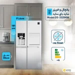 ساید بای ساید دوو DS-3325SS  استیل 32 فوت سری پرایم 2 درب - Image 4